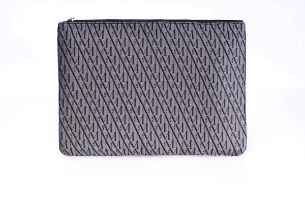Monogram Laptop Case (Gray)