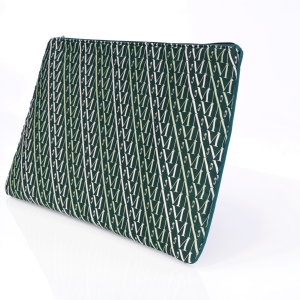 Monogram Laptop Case (Green)