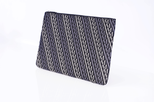 Monogram Laptop Case (Dark Blue)